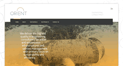 Desktop Screenshot of orientengllc.com